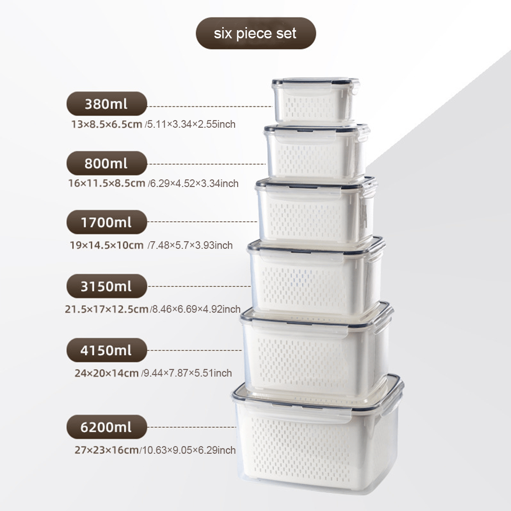 🔥🔥Hot Sale 🍓 Refrigerator Food Storage Containers – Keep Fruits Fresh