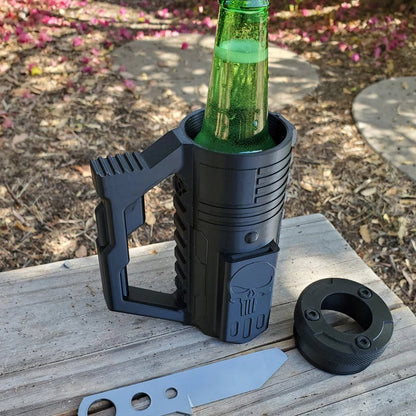 🔥Last Day 50% OFF - 🥤🔥Assault-Style Tactical Koozie with Built-In Bottle Opener – 3 Sizes for Bottles & Cans