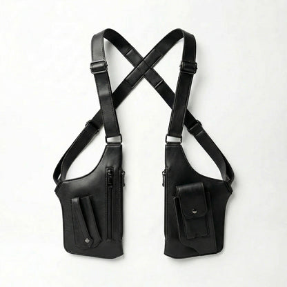 Premium Leather Adjustable Underarm Shoulder Bag for Men & Women