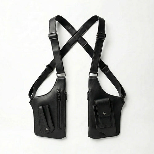 Premium Leather Adjustable Underarm Shoulder Bag for Men & Women