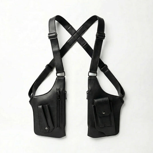 Premium Leather Adjustable Underarm Shoulder Bag for Men & Women