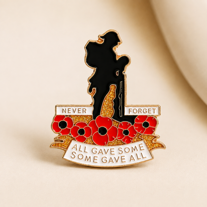 🌺 Red Poppy 111th Anniversary Remembrance Brooch