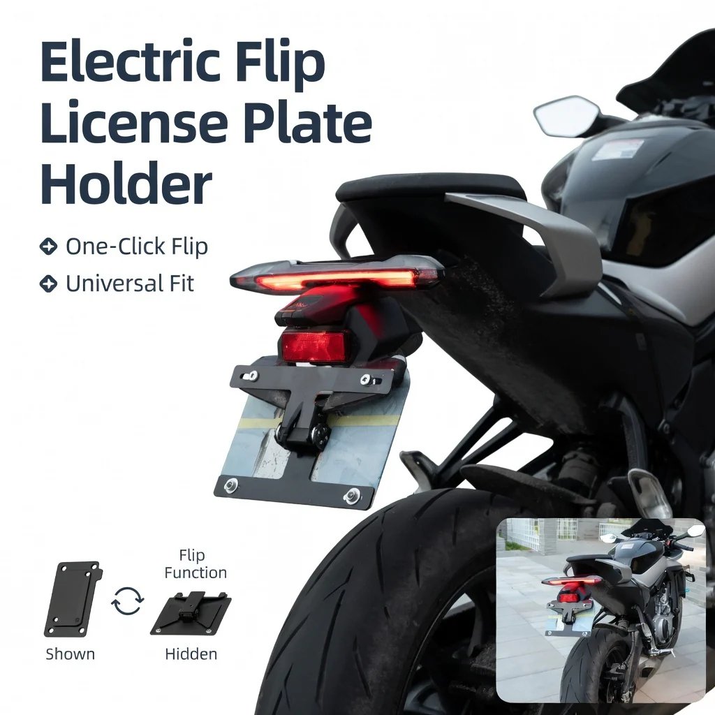 🏍️Electric Motorcycle License Plate Holder