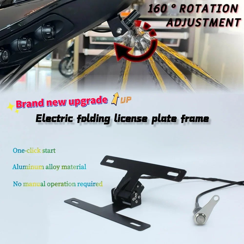 🏍️Electric Motorcycle License Plate Holder