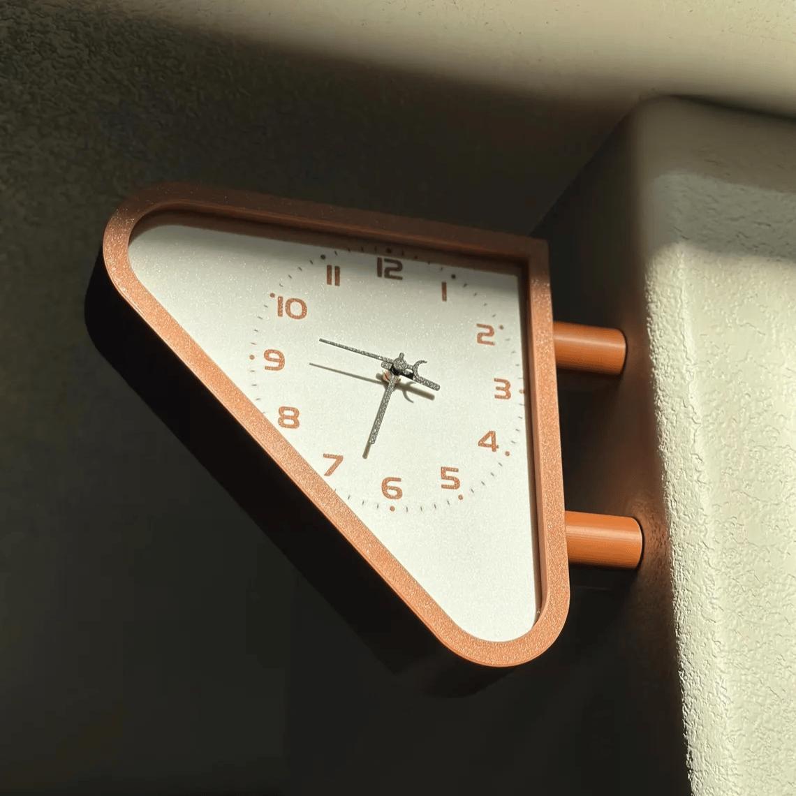 1970s Inspired Double Sided Station Clock