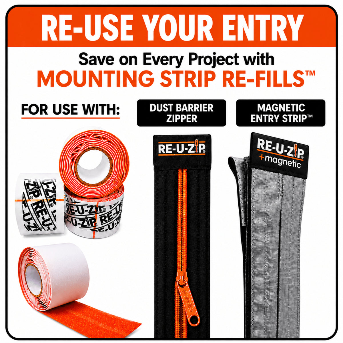 Self-Closing Magnetic Entry Strip