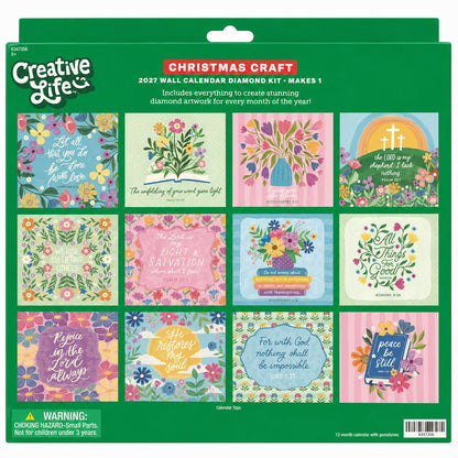 📅2027 Wall Calendar Diamond Painting Kit❤️Beginner-Friendly | Complete Kit with All Tools Included