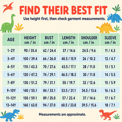 Kids Dinosaur Alphabet Graphic T-Shirt