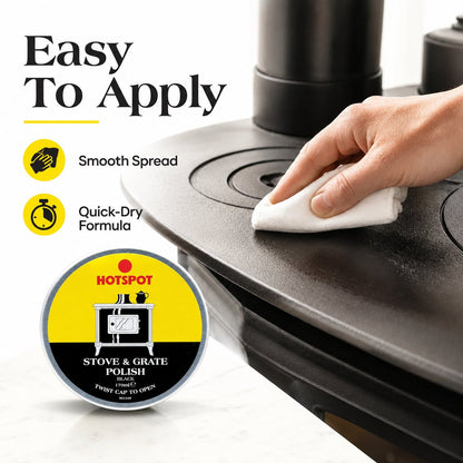 🔥Last Day 50% OFF - 🧼Hotspot Black Stove & Grate Polish – Cast Iron Restorer for Wood Stoves, Fireplaces & Grates