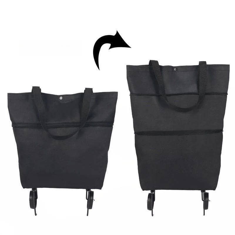 2-in-1 Foldable Shopping Cart