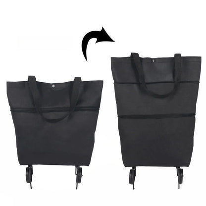 2-in-1 Foldable Shopping Cart