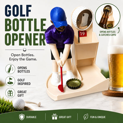 ⚡ Limited-Time 65% OFF 🍺Golf Cap Launcher Fridge Magnet Bottle Opener🏌️
