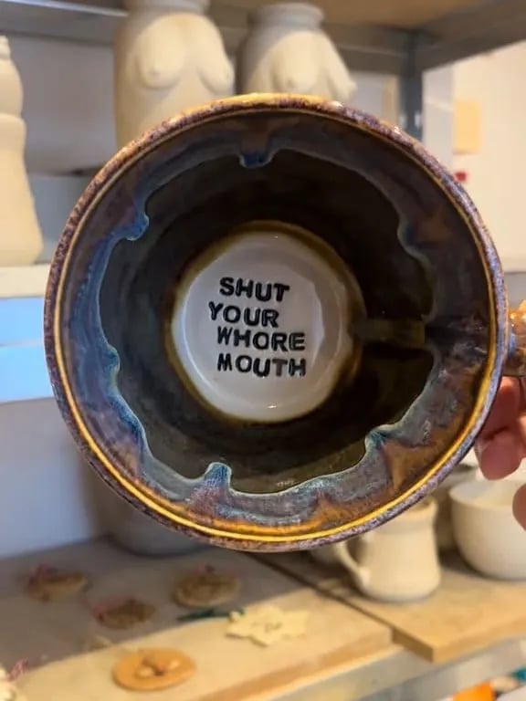 Jumbo Lightning Sweary Mug