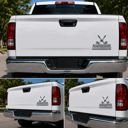 Old Bastards Golf Club Lifetime Member Edition Car Emblem