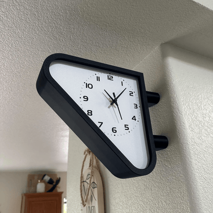 1970s Inspired Double Sided Station Clock