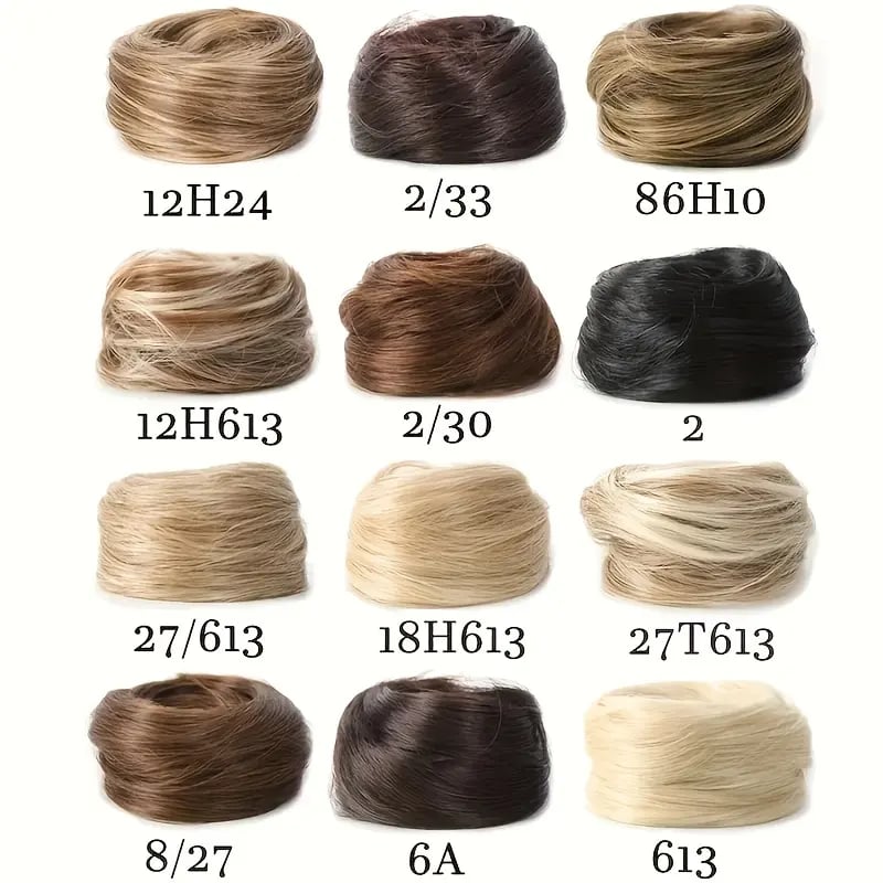 Synthetic Messy Bun Hair Piece for Women