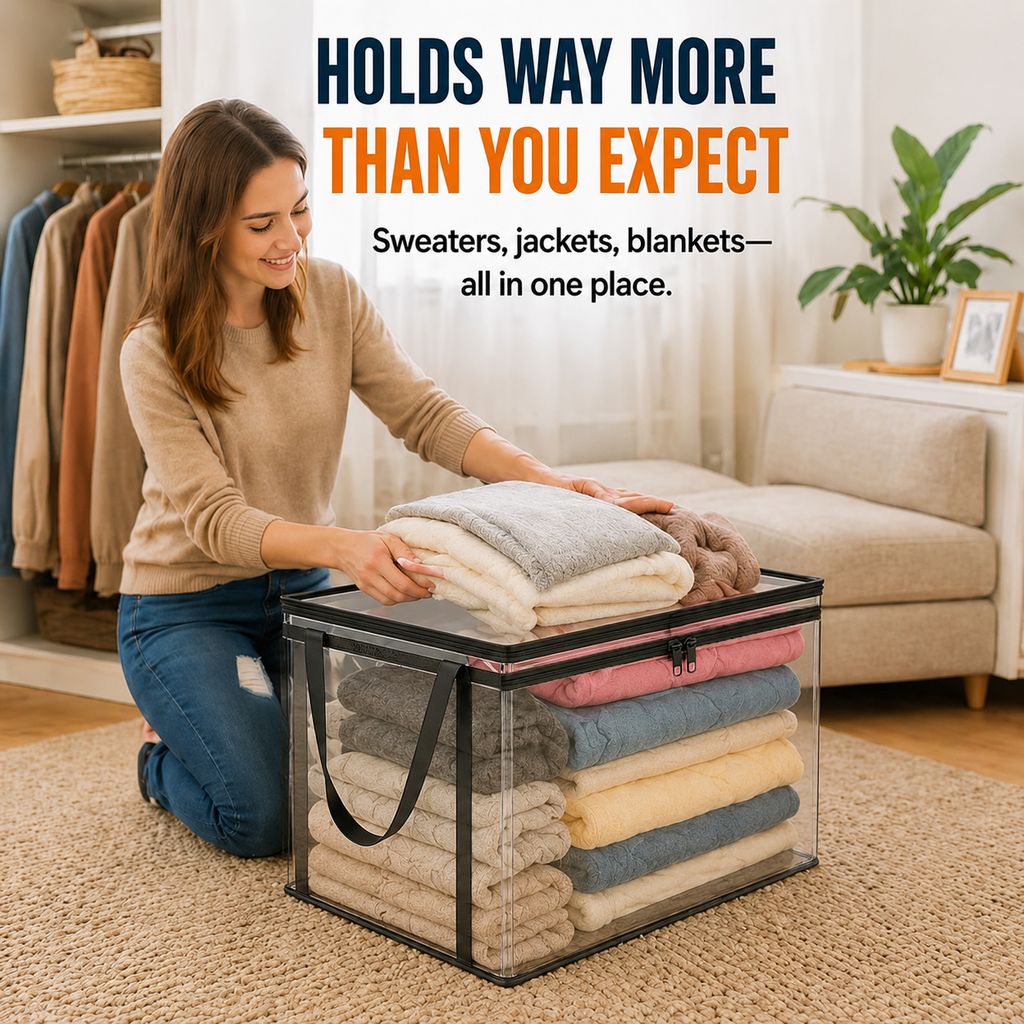 📦️Large Dustproof Storage Box with Handle📦️