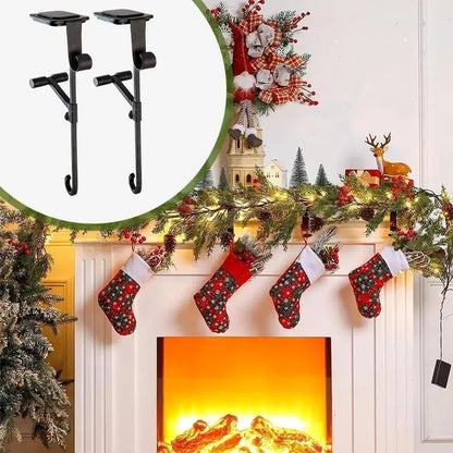 Fireplace Stocking and Garland Hanger