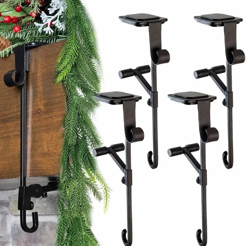 Fireplace Stocking and Garland Hanger