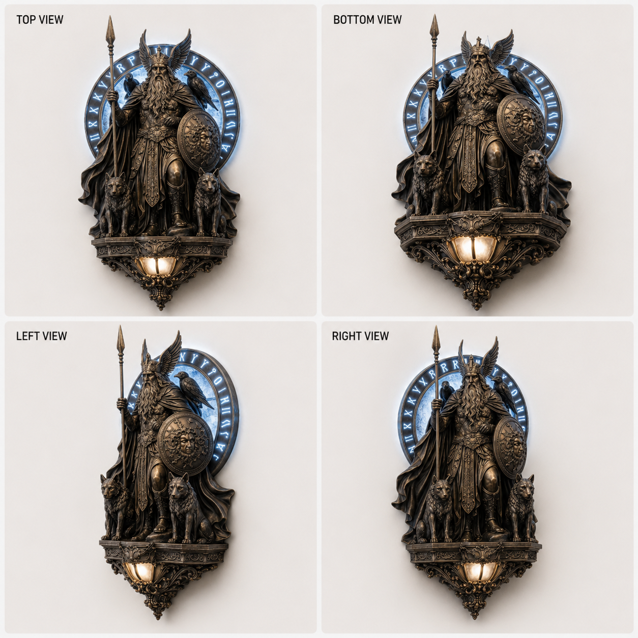 🕊️St. Michael Guardian Angel Wall Light✨