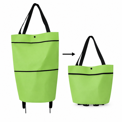 2-in-1 Foldable Shopping Cart