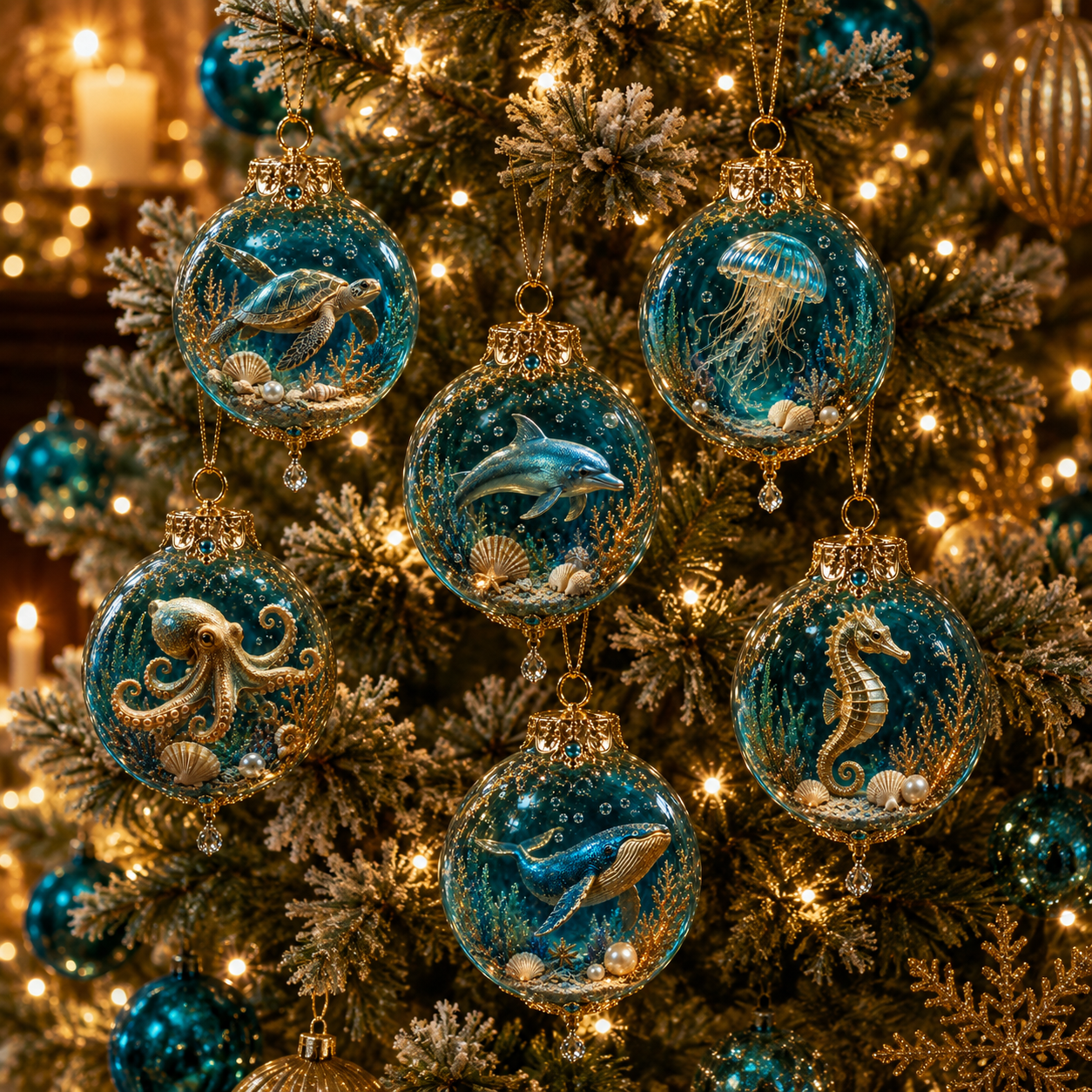 🎅2026 Christmas Gift 50% Off--✨Ocean Wonders Christmas Ornament Collection