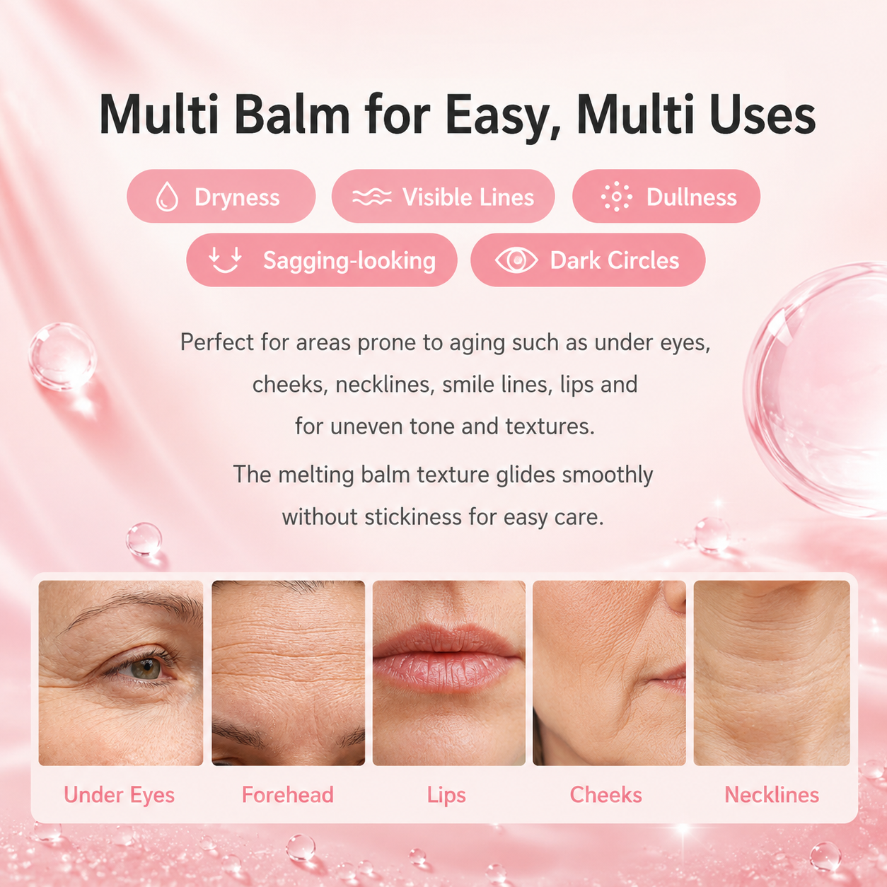 🔥LAST DAY 60% OFF🎁Korean PDRN Pink Collagen Volume Multi Balm +PDRN Pink Caffeine Collagen Eye Patch