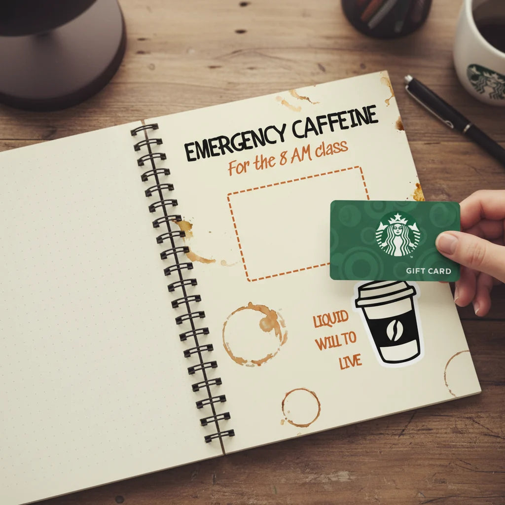 The 'For When...' College Survival Kit - Gift Card Book