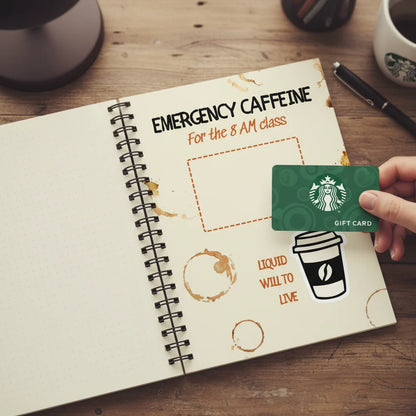 The 'For When...' College Survival Kit - Gift Card Book