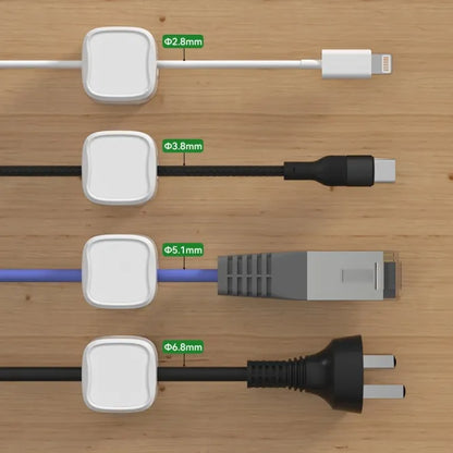 🔥BUY MORE SAVE MORE—Magnetic Cord Organizer, Easy Secure Adhesive Cable Management