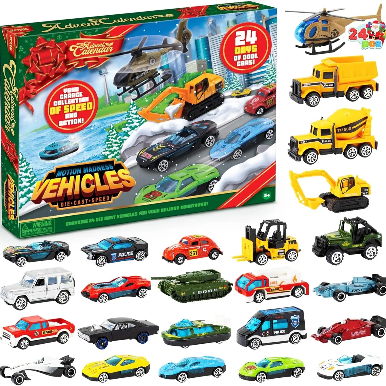 🔥 2026 Christmas Car Advent Calendar – 24 Surprises Before Christmas