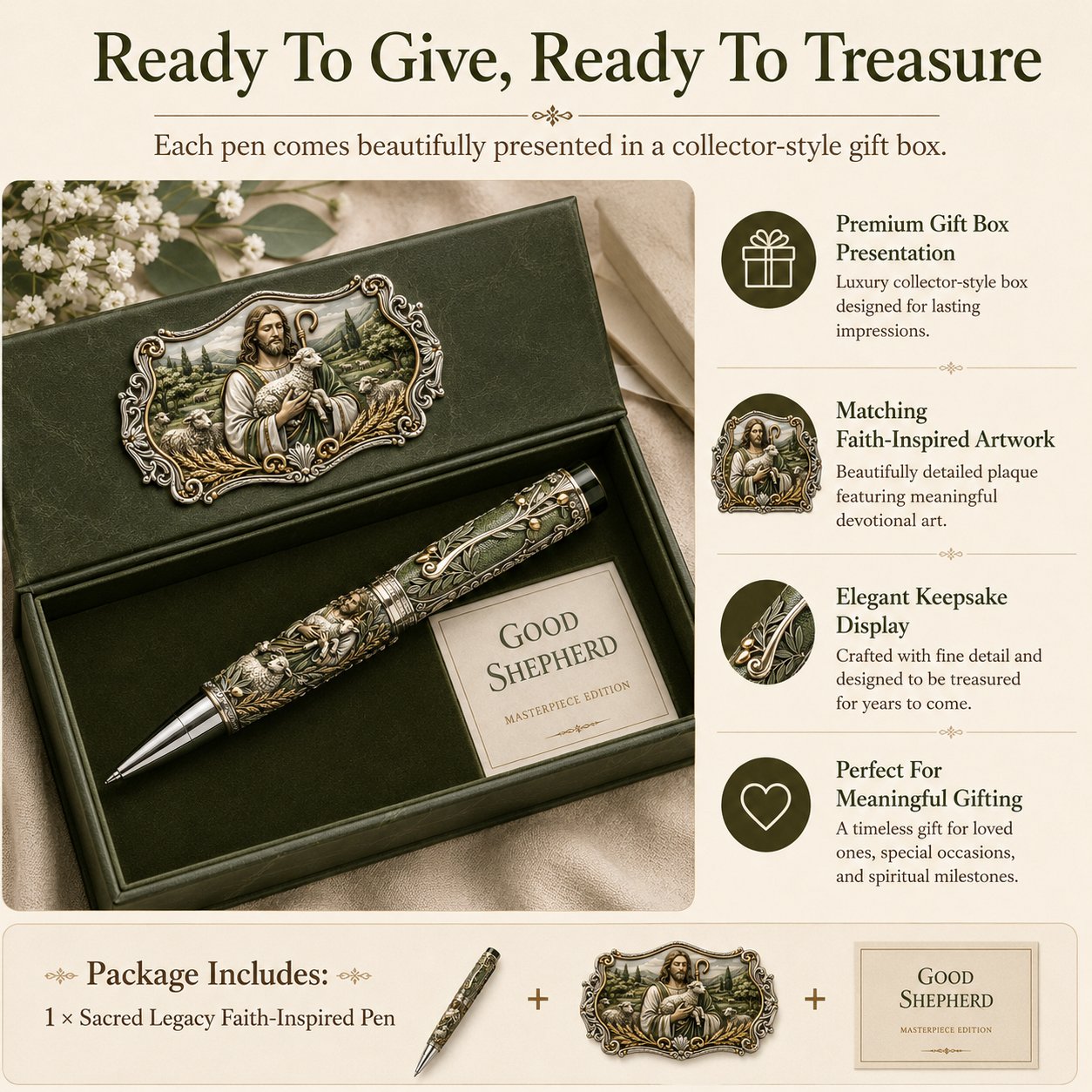 🔥 LAST DAY 49% OFF – ✝️ Sacred Legacy Faith-Inspired Keepsake Pen Collection | 6 Devotional Designs for Prayer Journaling, Bible Study & Meaningful Christian Gifts 🖊️✨