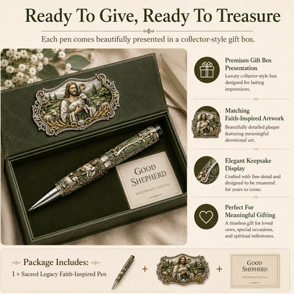 🔥 LAST DAY 49% OFF – ✝️ Sacred Legacy Faith-Inspired Keepsake Pen Collection | 6 Devotional Designs for Prayer Journaling, Bible Study & Meaningful Christian Gifts 🖊️✨
