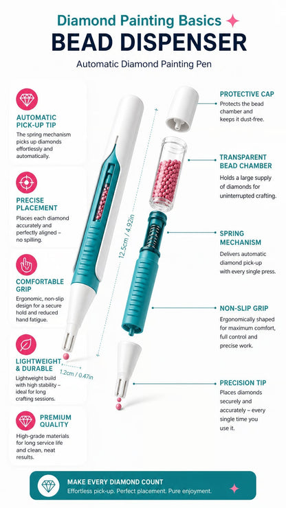 💥【50% OFF】🔥 Automatische Diamantschilder Dispenserpen
