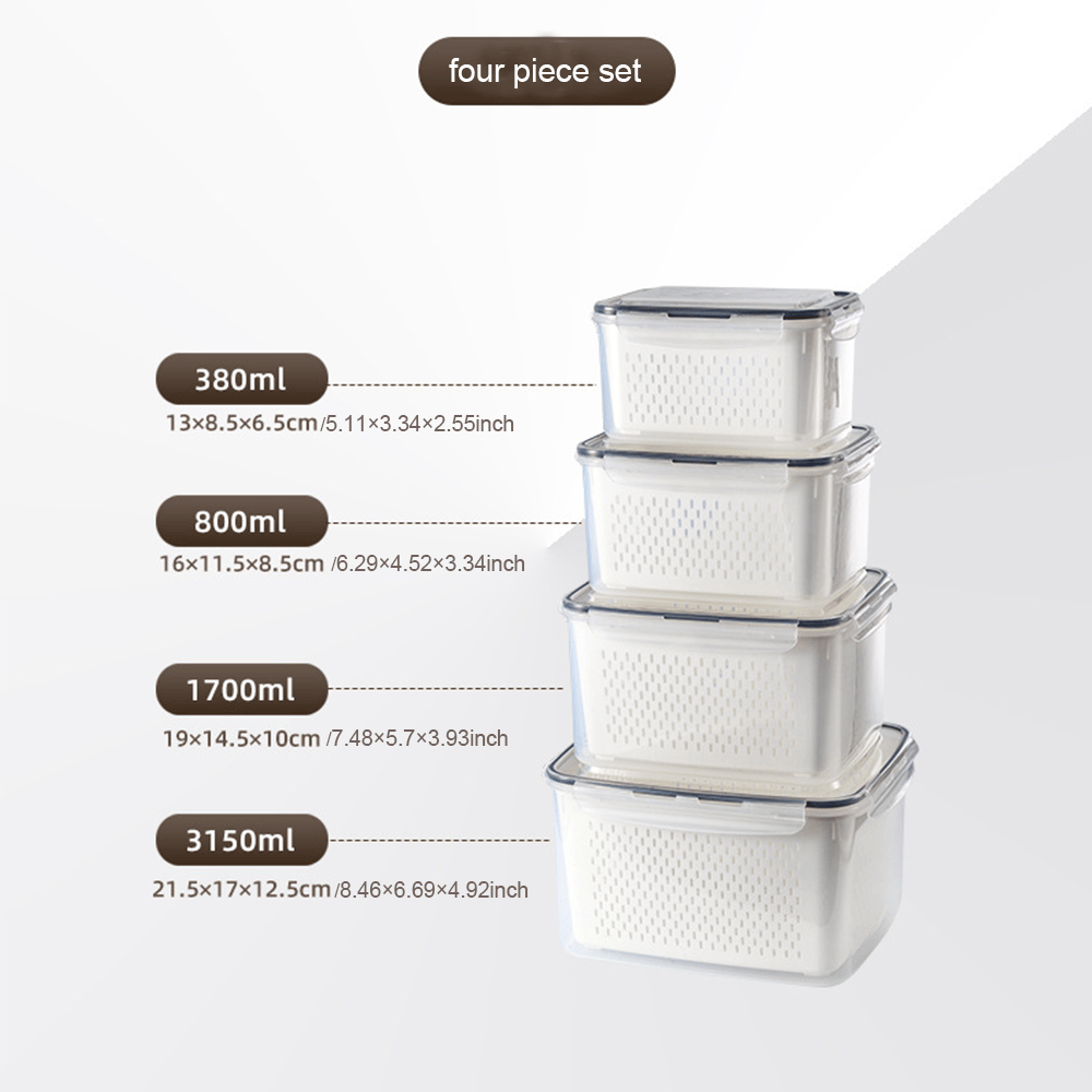 🔥🔥Hot Sale 🍓 Refrigerator Food Storage Containers – Keep Fruits Fresh