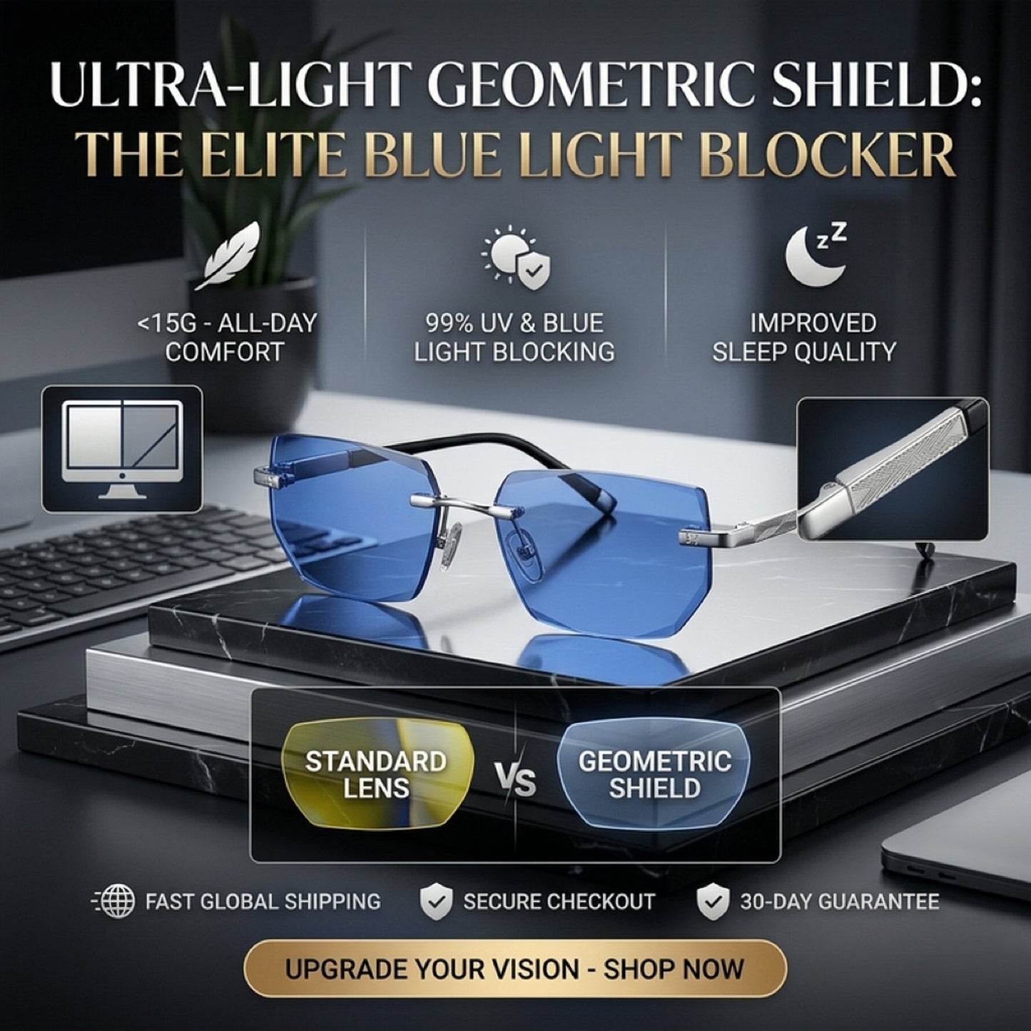 Smart Auto-Focus Reading Glasses | Crystal Clear Vision for Seniors 👓