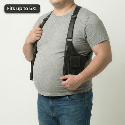 Premium Leather Adjustable Underarm Shoulder Bag for Men & Women