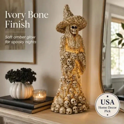 🎃Early Halloween Promotion🏆Skeleton Witch Ornament