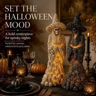 🎃Early Halloween Promotion🏆Skeleton Witch Ornament