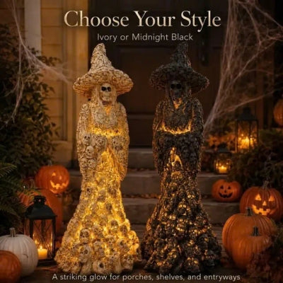 🎃Early Halloween Promotion🏆Skeleton Witch Ornament
