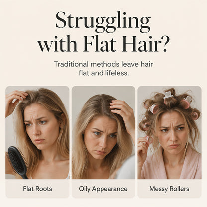 🎉 Over 48,000 Sold 💇 Cordless Heated Root Volumizing Hair Clip – Portable Styling Tool for Fine, Straight Hair