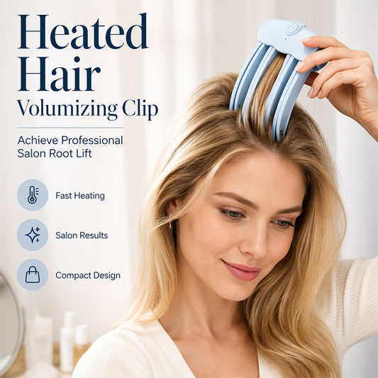 🎉 Over 48,000 Sold 💇 Cordless Heated Root Volumizing Hair Clip – Portable Styling Tool for Fine, Straight Hair
