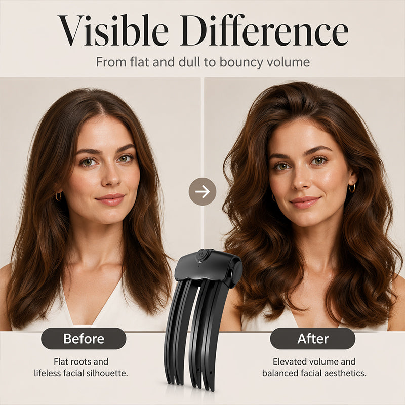 🎉 Over 48,000 Sold 💇 Cordless Heated Root Volumizing Hair Clip – Portable Styling Tool for Fine, Straight Hair