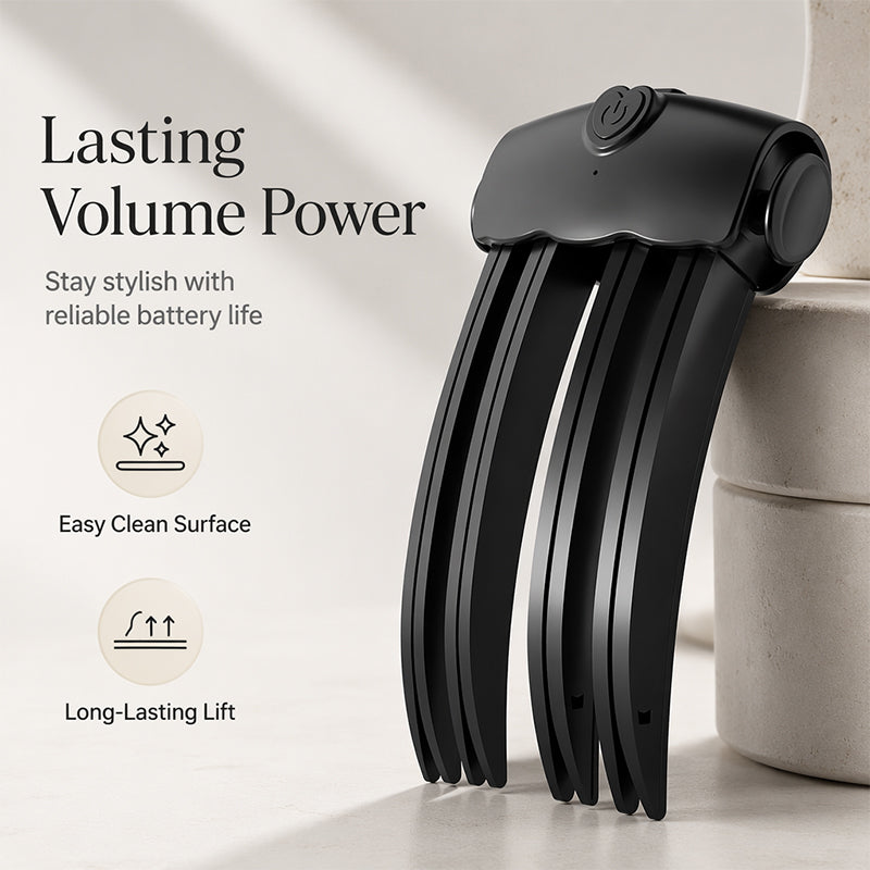 🎉 Over 48,000 Sold 💇 Cordless Heated Root Volumizing Hair Clip – Portable Styling Tool for Fine, Straight Hair
